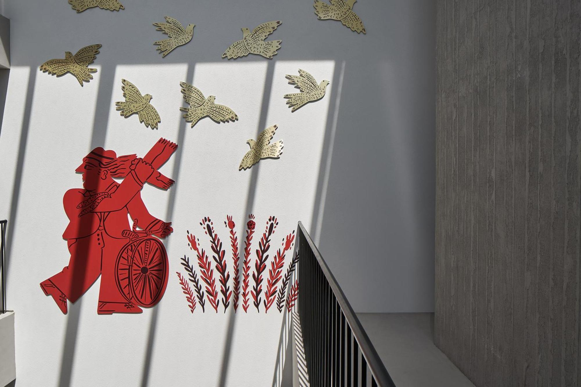 Hotel The Newel Psychiko Atenas Exterior foto The interior of the staircase
