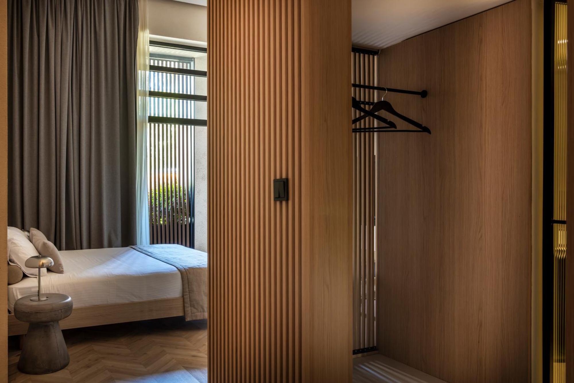 Hotel The Newel Psychiko Atenas Exterior foto A room at the hotel